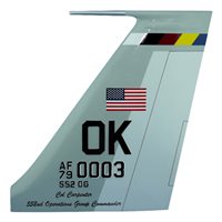 552 OG E-3 Sentry Custom Airplane Tail Flash