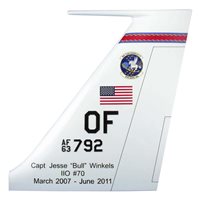 55 WG RC-135 Airplane Tail Flash