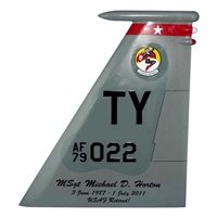 1 FS F-15 Airplane Tail Flash