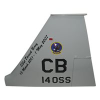 14 OSS T-38 Airplane Tail Flash