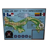 HSL-49 DET 5 Deployment Plaque