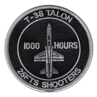25 FTS T-38 1000 Hours Patch 