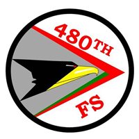 480 FS F-4 Phantom II Custom Airplane Briefing Stick