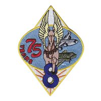 8 AS 75th Anniversary Patch 