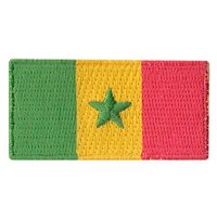 Senegal Flag Pencil Patch 