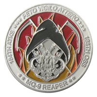 184 ATKS MQ-9 Reaper Challenge Coin