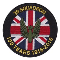 No. 39 Squadron RAF 100 Years Anniversary 2016 Patch