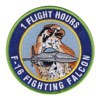 F-16 1 Flight Hour Patch