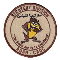 USAFCENT A35 Strategy Division Patch