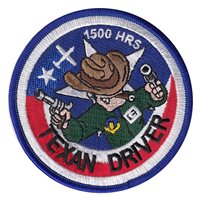 T-6A Texan Driver 1500 Hours Patch