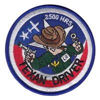 T-6A Texan Driver 2500 Hours Patch  