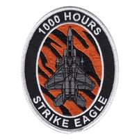  391 FS F-15E Strike Eagle 1000 Hours Patch
