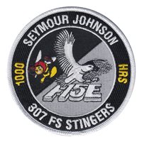 307 FS Stingers F-15E 1000 Hours Patch