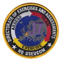 HQ USEUCOM J7 Exercises and Assessments Patch