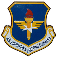 Air Education and Training Command Custom Wall Plaque
