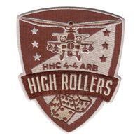 HHC 4-4 ARB High Rollers Tan SB Patch