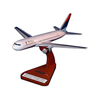 Delta Airlines Boeing 767 Custom Airplane Model 