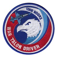 T-38 1000 Hour War Talon Driver Patch