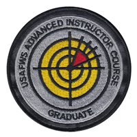 USAFWS AIC Instructor Patch with Leather