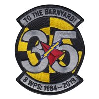 8 WPS 35th Anniversary Patch
