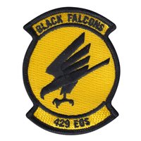 429 EOS Black Falcons 3 Inch Patch