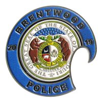 Brentwood Police Department Bottle Opener Challenge Coin