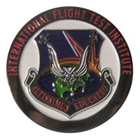 Flight Research Inc Blue challenge coin 