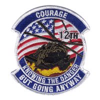 A Co 12 AVN Courage Group Patch