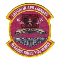 47 FSS Laughlin AFB Library Patch