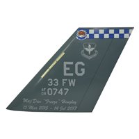 33 FW F-35 Lightning II Tail Flash