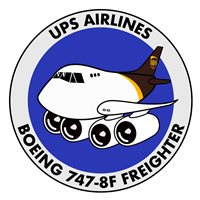 UPS Airlines Boeing 747-8F Freighter Patch