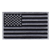 22 AS USA Flag Gray Patch