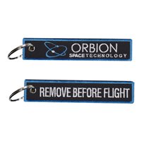 Orbion Space Technology Black RBF Key Flag