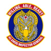 43 AMOG Inspector General Patch