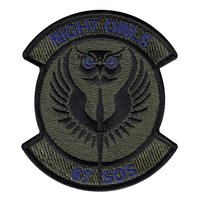 67 SOS Night Owls Subdued Patch
