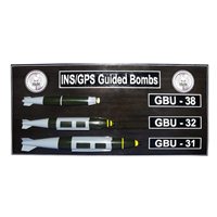 INS/GPS Guided Bombs Custom Deployment Wall Plaque