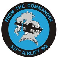 537 AS Custom Air Force Commander Coin