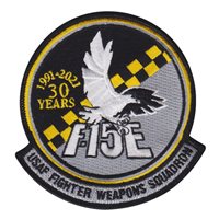 17 WPS 30th Anniversary F-15E Patch