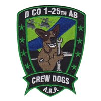 D Co 1-25 AB Crew Dogs Patch