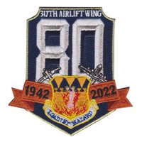 317 AW 80th Anniversary Patch