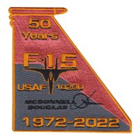 85 TES 50 Years Of The F-15 Tail Flash Patch