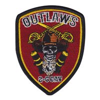D TRP 2-6 CAV Outlaws Patch
