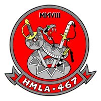 HMLA-467 AH-1 Super Cobra Custom Airplane Model Briefing Stick