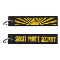 Sunset Private Security Key Flag