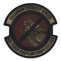 USAF Chaplain Corps College Squadron Exorcist School Morale OCP Patch