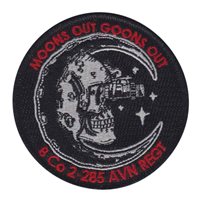 B Co 2-285 AVN REGT Moons Out Patch