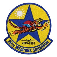 26 WPS 15th Year Anniversary Patch