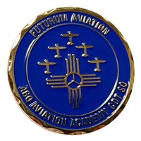 CAP SWR-NM 855 ABQ Commander Coin