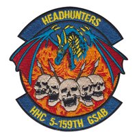 HHC 5-159 GSAB Headhunters Dragon Patch