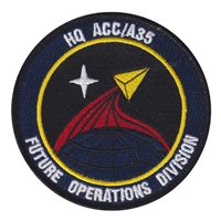 HQ ACC A35 Future Operations Division Patch